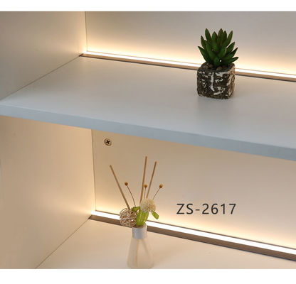3500K Warm White Aluminium Recessed LED Cabinet Light untuk Showcase
