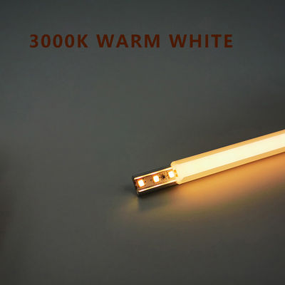 Modern Hitam 3500K Panas Putih Kaca Rak LED Kabinet Lampu dengan 80 CRI