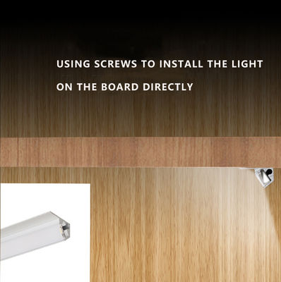 lampu lemari pakaian led dengan sensor Aluminium Lemari pakaian LED Light Strip dengan suhu warna yang dapat disesuaikan