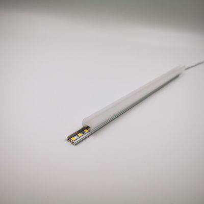 Lampu LED Rak Kaca Tunggal dengan Warna Putih Panas untuk Rak Ritel