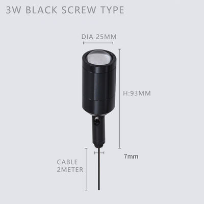 Lampu sorot langit-langit LED modern 3W 3000K-6000K Aluminium 80Ra 30 000-Jam Umur