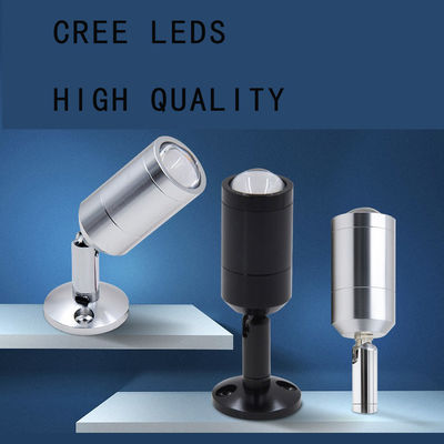 Lampu sorot langit-langit LED modern 3W 3000K-6000K Aluminium 80Ra 30 000-Jam Umur
