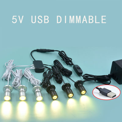 Lampu sorot mini LED tahan air IP65 modern untuk pencahayaan anggur kabinet 3000K / 4000K / 6000K