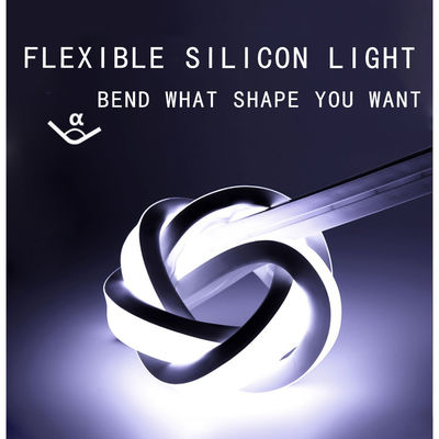 Waterproof IP54 Silicon LED Neon Strip Light Dengan Indeks Rendering Warna 3000K/4000K/6000K