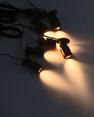 3W Aluminium LED Mini Spot Light Spotlight 80CRI 3000K/4000K/6000K sudut sinar