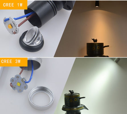 Lampu sorot modern yang disesuaikan dengan pilihan suhu warna
