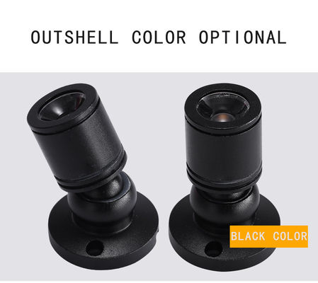 90lm/w 3W Disesuaikan COB LED Kabinet Spot Light