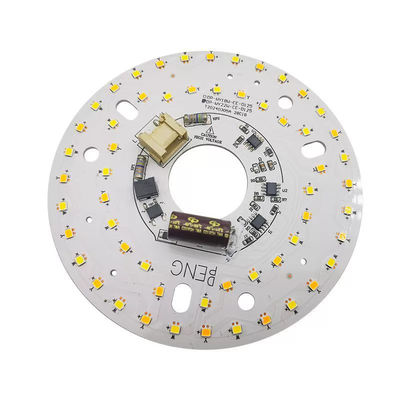 125mm AC220V 110V Round Pcb Board 22W Driverless Led Module Untuk Led Fan Light Penggantian lampu langit-langit kipas led
