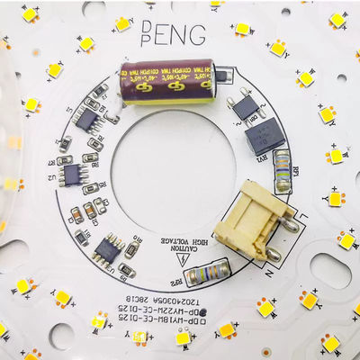 125mm AC220V 110V Round Pcb Board 22W Driverless Led Module Untuk Led Fan Light Penggantian lampu langit-langit kipas led