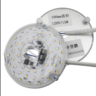 120V 15W Driverless Dia 100mm Led Module Untuk Led Fan Light Dengan Sertifikat ETL Penggantian lampu led kipas langit-langit