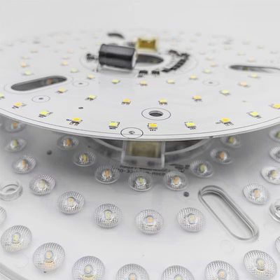 8.66" 220mm dimmable lampu langit-langit LED bulat pengganti 120v Aluminium dengan sertifikat FCC,ETL,CB,CE,LVD,EMC