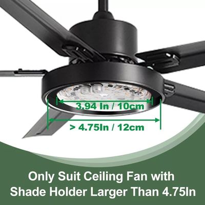 120V 15W Driverless Dia 100mm Led Light Untuk Led Fan Light Dengan Sertifikat ETL Ceiling Fan Led Light Replacement