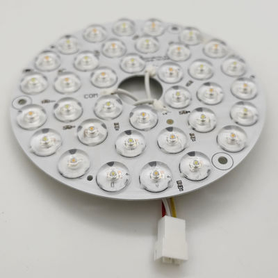 Perlindungan Tambahan Lumen Tinggi 3KV Tiga Warna 9-25W Fan Light Exchange LED DOB Module Ceiling Fan Light Replacement