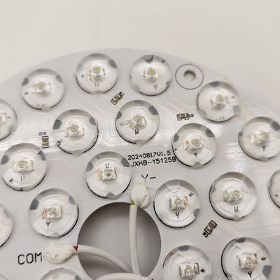 Perlindungan Tambahan Lumen Tinggi 3KV Tiga Warna 9-25W Fan Light Exchange LED DOB Module Ceiling Fan Light Replacement