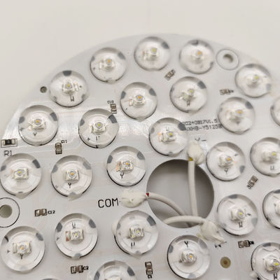 Perlindungan Tambahan Lumen Tinggi 3KV Tiga Warna 9-25W Fan Light Exchange LED DOB Module Ceiling Fan Light Replacement