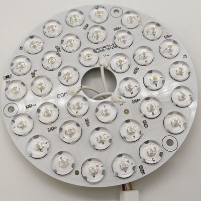 Perlindungan Tambahan Lumen Tinggi 3KV Tiga Warna 9-25W Fan Light Exchange LED DOB Module Ceiling Fan Light Replacement