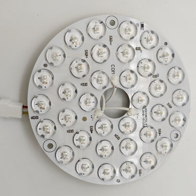 Perlindungan Tambahan Lumen Tinggi 3KV Tiga Warna 9-25W Fan Light Exchange LED DOB Module Ceiling Fan Light Replacement