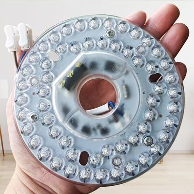 Dia125mm Round Pcb Board 4.9'' LED Retrofit Light Kit 22W Warna 3CCT 3000K/4500K/6000K CRI90 Untuk Lampu Penggantian Kipas Langit-langit Panel PCB Lampu Langit-langit LED Retrofit Kit120V 2200LM