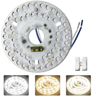 Dia125mm Round Pcb Board 4.9'' LED Retrofit Light Kit 22W Warna 3000K/4500K/6000K CRI90 Untuk Panel Penggantian Lampu Kipas Langit-langit PCB,Lampu Langit-langit LED Retrofit Kit,120V 2200LM,