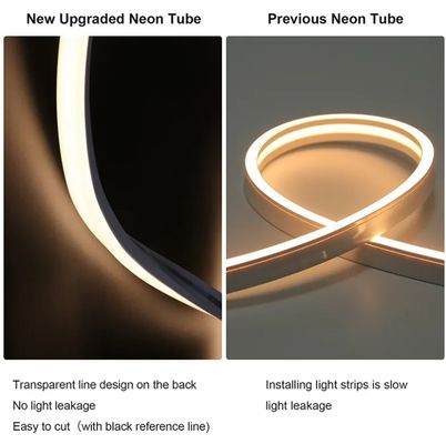 Lampu Strip Neon Diode Fleksibel Silikon 2700k-5700k Neon RGBW LED Lampu Neon