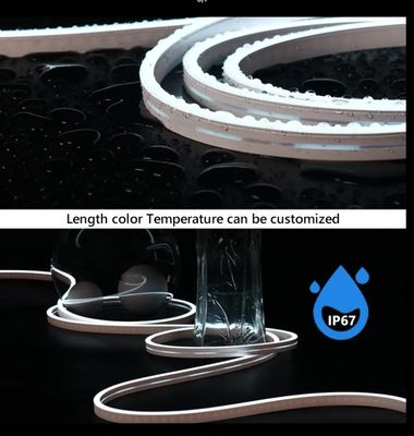 Lampu Strip Neon Diode Fleksibel Silikon 2700k-5700k Neon RGBW LED Lampu Neon
