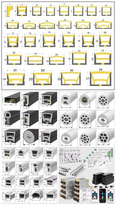 Lampu Strip Neon Diode Fleksibel Silikon 2700k-5700k Neon RGBW LED Lampu Neon