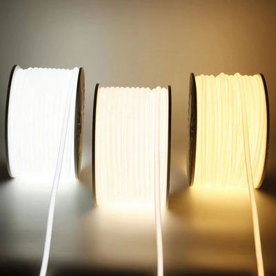 110V 220V Waterproof COB LED Light Strip With PVC Glue Disesuaikan Biru / Es Biru / Putih / Hijau / Ungu / Emas / Pink