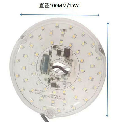 Dia100mm Round Pcb Board 12w 15w AC 110V 120V 230V 3.93' Retrofit Light Kit Untuk Langit-langit Lampu Flush Langit-langit Fan Lampu Pengganti Panel PCB 15W 90 Dimmable