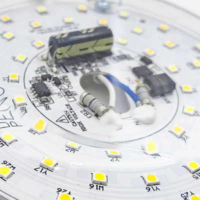 Mesin Lampu LED 15W 100MM Untuk Ruang Makan 120V Panel Fan Langit-langit Kit Retrofit Dengan Modul DOB LED Lampu Lampu Lampu Lampu Langit-langit