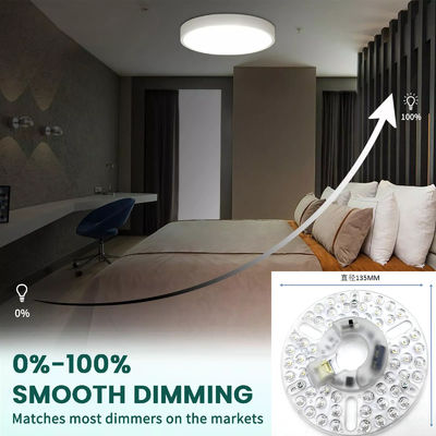 5CCT 18W/24W DIP Switch Ceiling Light Fan With Witch Power Mengganti LED Module 120V Ceiling Fan Panel Retrofit Kit Dengan Modul DOB