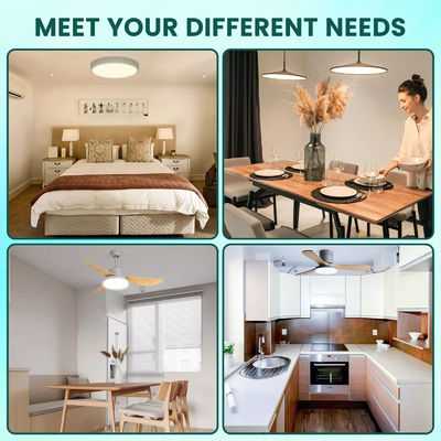 5CCT 18W/24W DIP Switch Ceiling Light Fan With Witch Power Mengganti LED Module 120V Ceiling Fan Panel Retrofit Kit Dengan Modul DOB