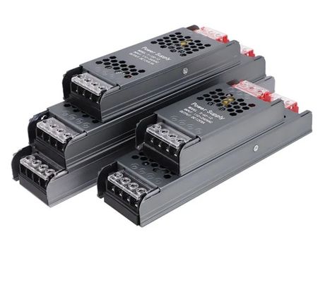 Suplai Listrik Ultra Tipis Dan Ringan 12V/24V 60W 100W 150W Led Driver Switching Power Supply Untuk Led Strip Light Tin Box