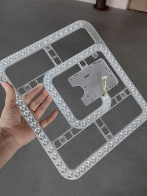Fitur lampu SMD LED PCB Modul 120V 3/5CCT Penggantian Lensa Bulat LED Light Modul untuk Panel Langit-langit