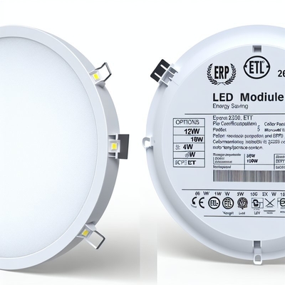 Lampu Panel LED Bulat 24W Bersertifikasi ERP ETL dengan CCT yang Dapat Disesuaikan