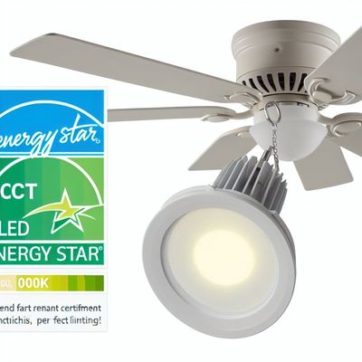 Penggantian lampu LED kipas langit-langit bersertifikat Energy Star 3000K