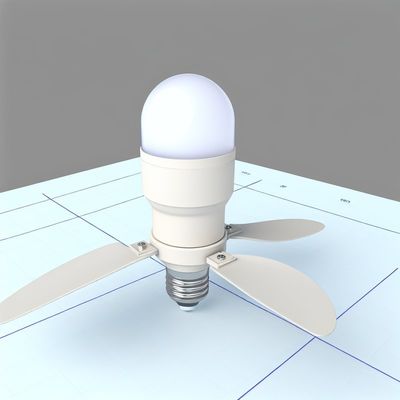 Pengganti Lampu Kipas Langit-Langit LED dengan Chip INGAN, 1200 Lumens, 3000K