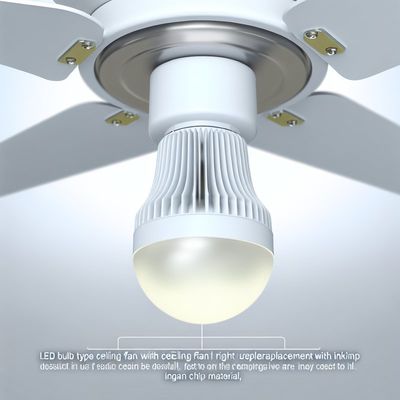 Pengganti Lampu Kipas Langit-Langit LED dengan Chip INGAN, 1200 Lumens, 3000K