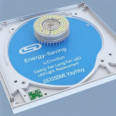 Penggantian lampu LED kipas langit-langit - Aluminium PCB, 2835SMD LED, 3000K