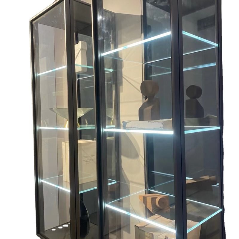 Lampu Kabinet Rak Kaca Tunggal Modern Lampu Rak Kaca Led Putih Panas