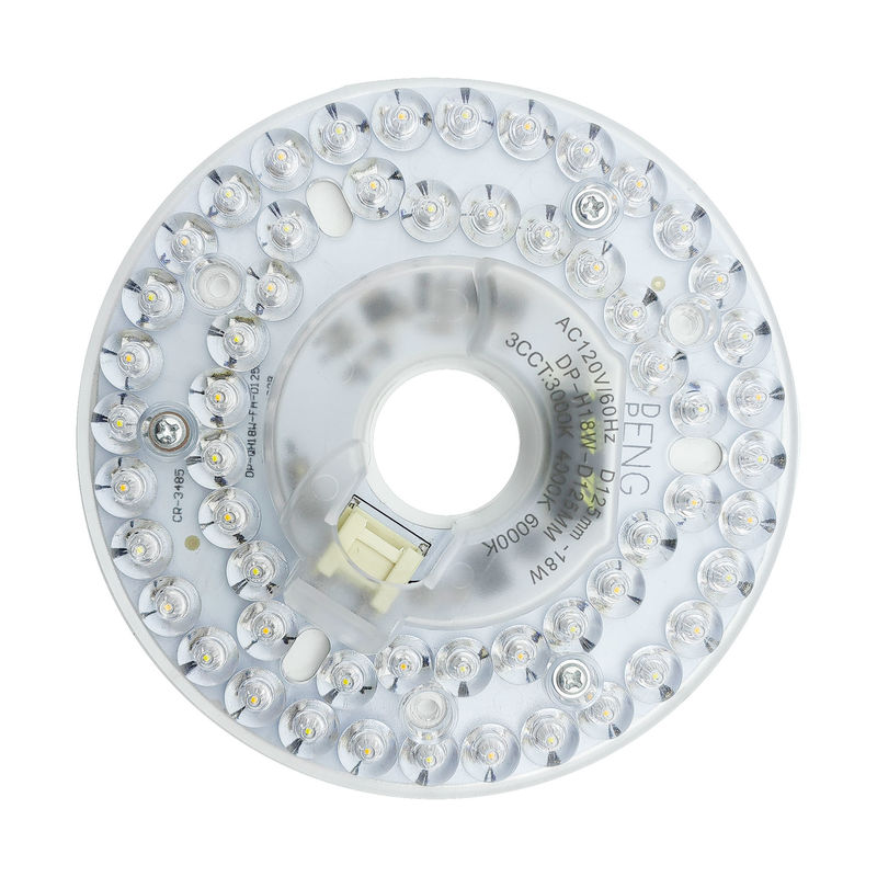 125mm 22W 4.92&quot; Driverless Dia125mm ETL FCC Disetujui led langit-langit kipas lampu penggantian langit-langit kipas lampu led kit