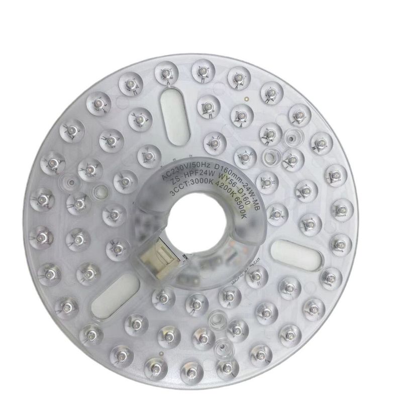 6.3&quot; Dia160mm Bulat Pcb 24w dipimpin langit-langit kipas lampu langit-langit kipas led lampu pengganti Modul Untuk langit-langit kipas lampu