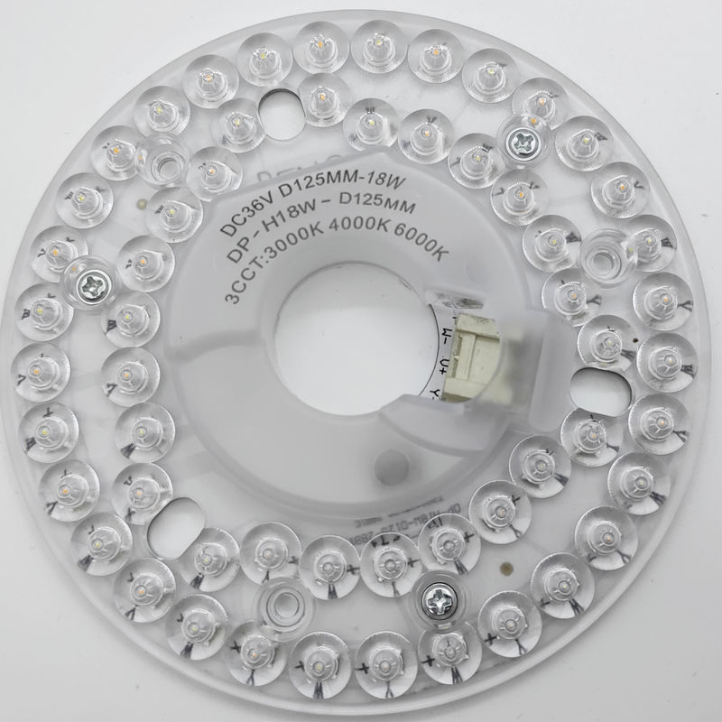 Aluminium PCB Board Fan Light 9 18 22 25 32 48 Watt LED DOB Module Ceiling Fan Light Penggantian