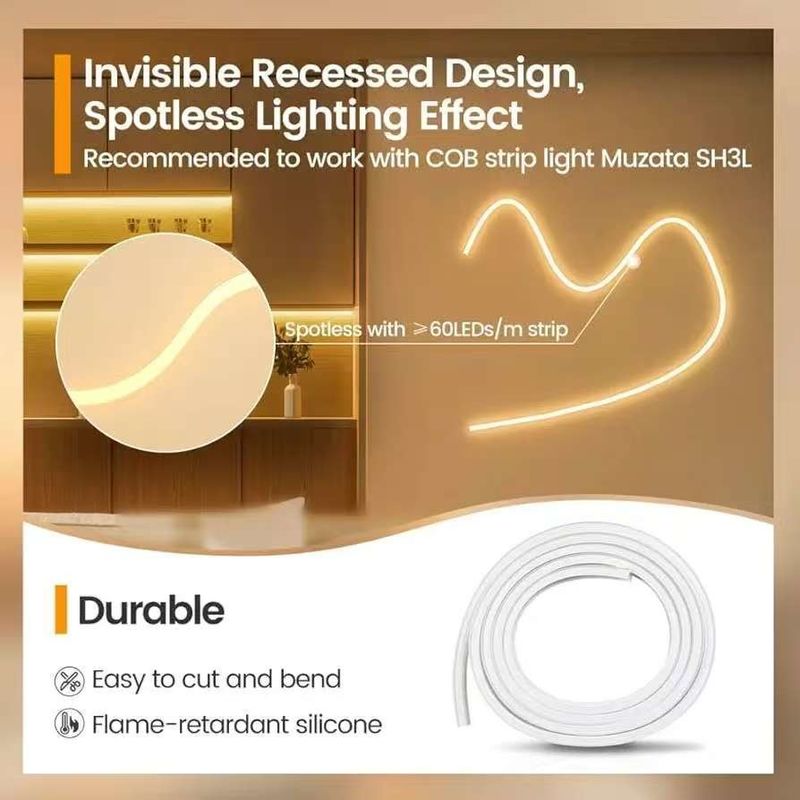 DIY Dekorasi RGB Neon Strip Light Tubes Custom 12v 24v SFflexible Neon Strip Light Untuk Dekorasi Liburan Silicone IP67 Waterproof Outdoor Neon Light