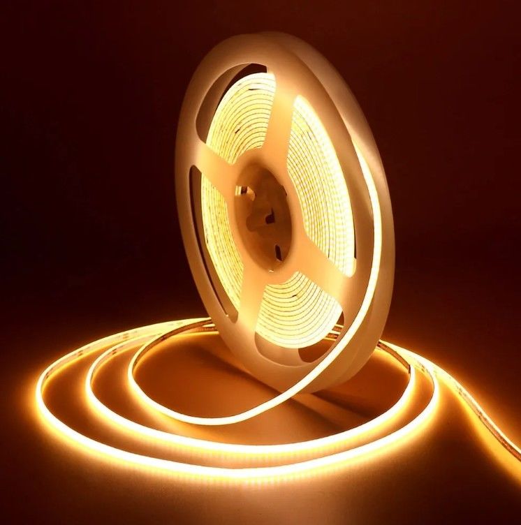 COB Strip Light 320leds 512leds 384leds 480leds Rgb Light Bar 12V 24V Waterproof Flexible Light Strip