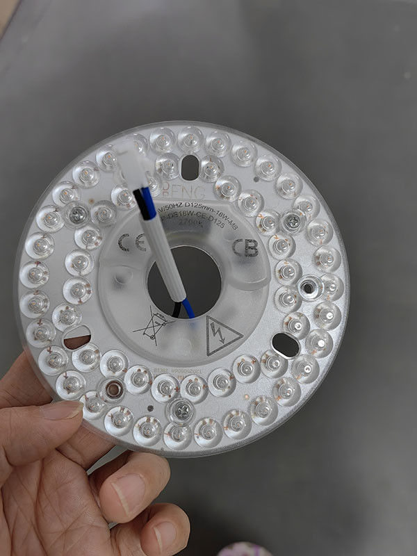 Penggantian lampu kipas langit-langit LED: produk baru: dia125mm warna tunggal 2700K, sertifikasi CE ROHS ERP disetujui