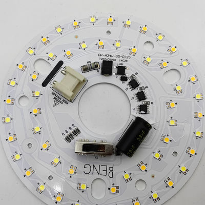 Dia125mm 4.9inch 24W LED Ceiling Fan Light Kit Retrofit Ceiling Light Replacement Kit 5CCT 3000K 3500K 4000K 5000K 6000K Adjustable 12W 18W 24W Switch, 2800LM 120V ETL 2 4 Watt