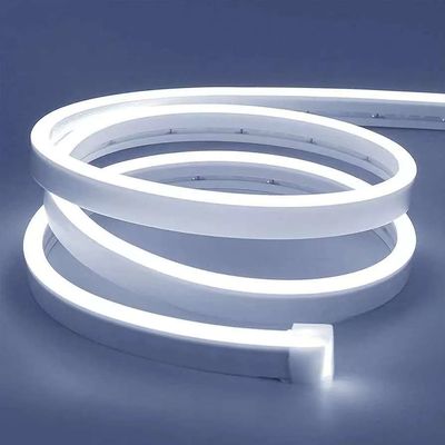 Lampu Strip LED Putih 16,4ft/5m Neon Light Strip 12V Flex Waterproof Neon LED Strip Silicone LED Neon Rope Light Untuk Dapur Kamar Tidur Dekorasi Indoor Outdoor Adaptor Daya Tidak Termasuk