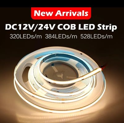 COB Strip Light Mobil Led Strip Light 320led 384led 480led 528led 768leds RGB COB Led Strip Light Untuk Profil Aluminium