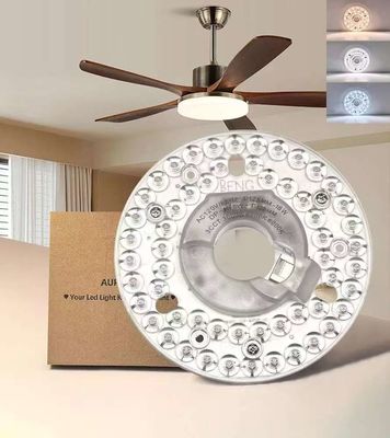 4.92  Universal Ceiling Fan Led Light Penggantian untuk Ceiling Fan Flush Mount Ceiling Light, 18W 3CCT 3000K 4000K 6000K 1500LM CRI90 Dimmable Affordable Solution untuk Hampton Bay Harbor Breeze Hunter
